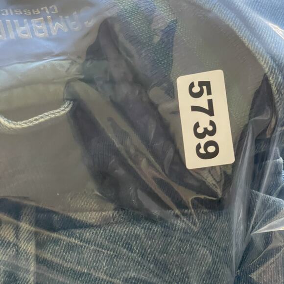 Vintage Cambridge Classics Bomber Varsity Jacket Mens XL Denim Quilted 90s Y2K - Picture 12 of 15